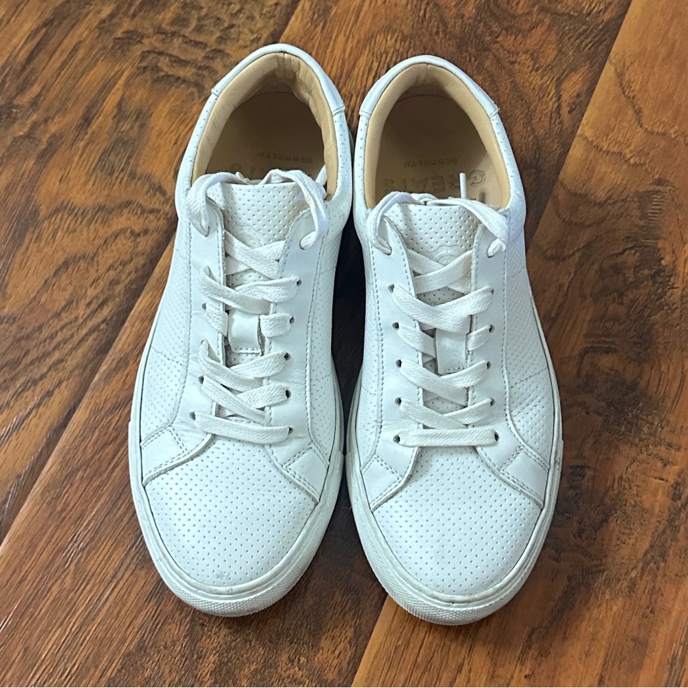 GREATS Royale Perforated Leather Sneakers –White, Women’s Size 6 (Made in Italy)